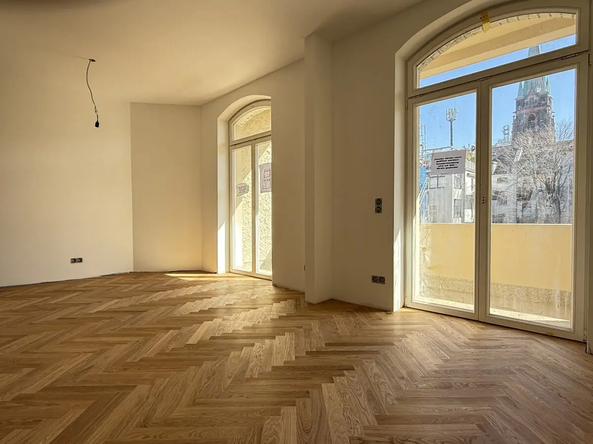 Wohnküche mit Sonnenbalkon