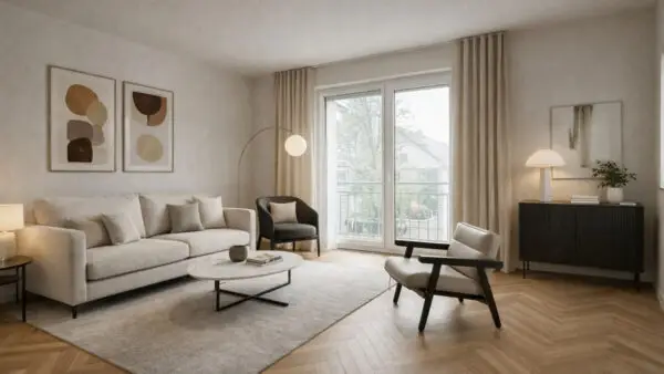 Visualisierung Wohnzimmer